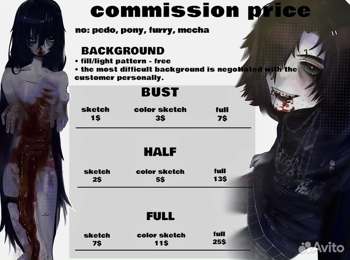 Диджитал 2D арт на заказ