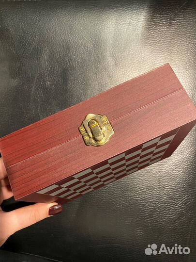 Набор для вина с шахматами и шашками