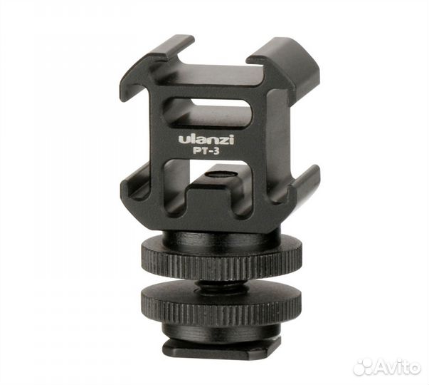 Тройное крепление горячий башмак Ulanzi PT-3