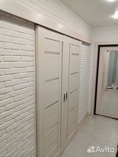 Раздвижные двери в комнату и ванную, влагостойкие