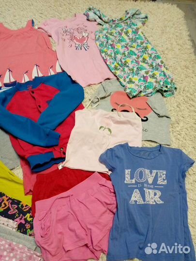 Вещи пакетом на девочку 122-134