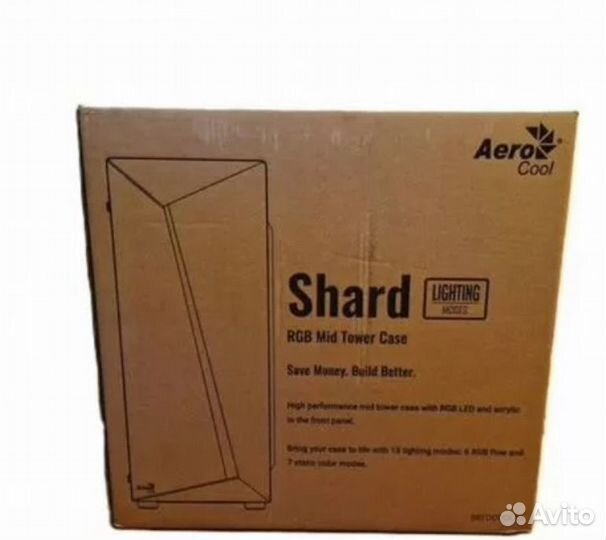 Корпус для пк Aerocool Shard a-bk