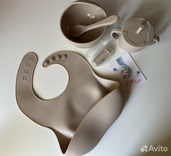 Силиконовая детская посуда в ассортименте