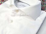 Белая фактурная нарядная рубашка Eton