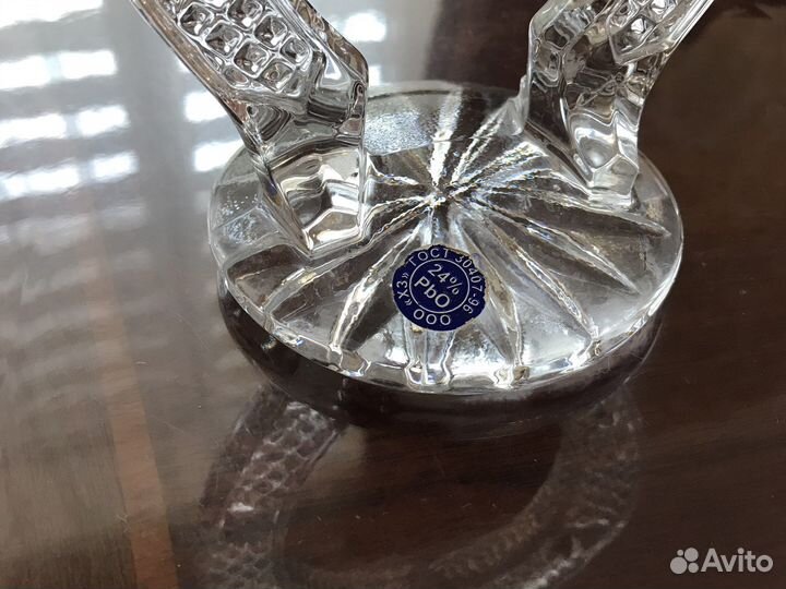 Хрустальный подсвечник