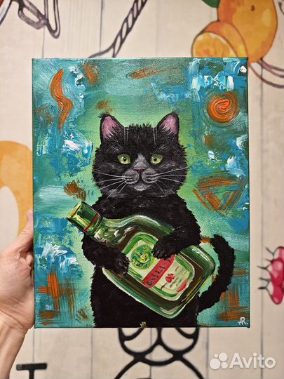 Картина кот 