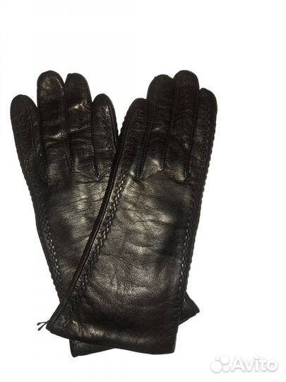 Перчатки женские кожаные размер 6,7