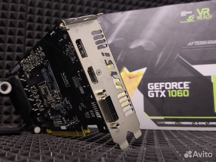 Видеокарта GTX 1060 6GB MSI Armor OC / Коробка