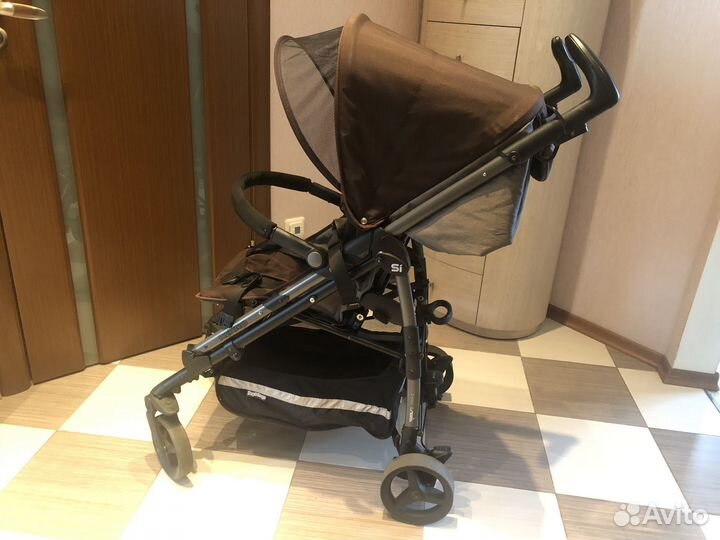 Прогулочная коляска peg perego si трость