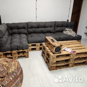 Диван из поддонов на любой вкус. Купить диван из паллет в Москве