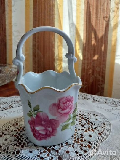 Подставка для чайных ложечек, салфетница