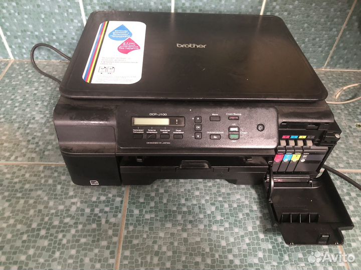 Цветной струйный принтер мфу brothers