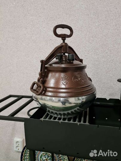 Афганский казан с боковыми ручками