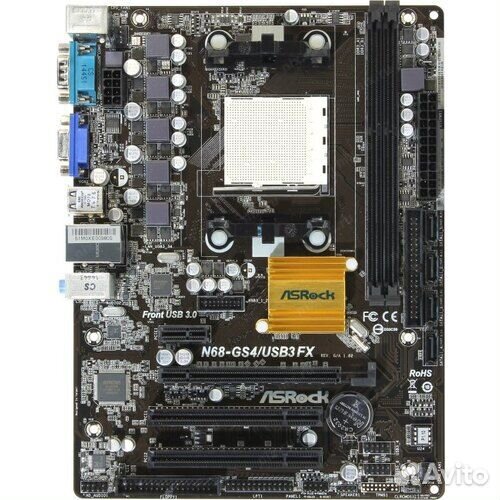 Материнская плата Socket AM3 plus ASRock N68-GS4/U