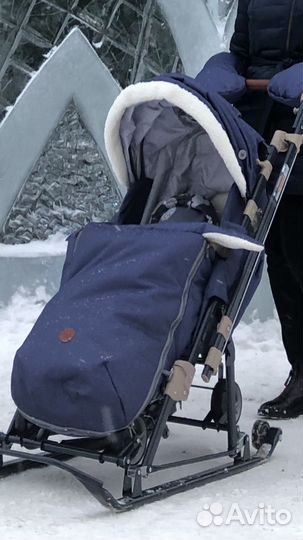 Санки коляска ника