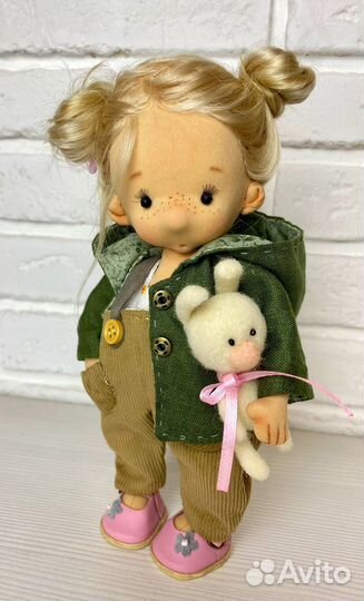 Куколка текстильная (щекастик)