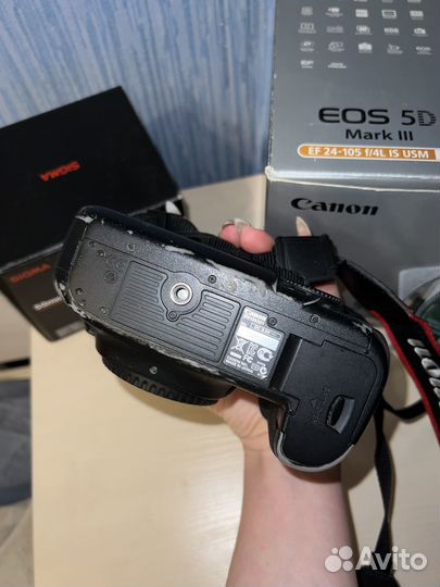 Canon 5D Mark III Body или +Sigma 50mm f/1.4 EX DG