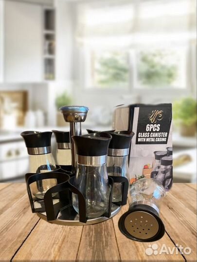 Набор баночек для специй