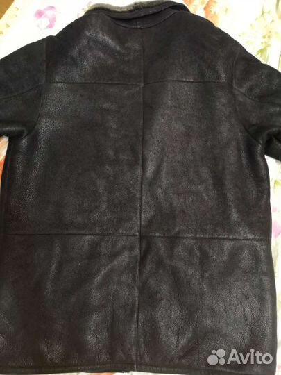 Дубленка мужская теплая XXL