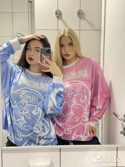 Джерси duende голубое