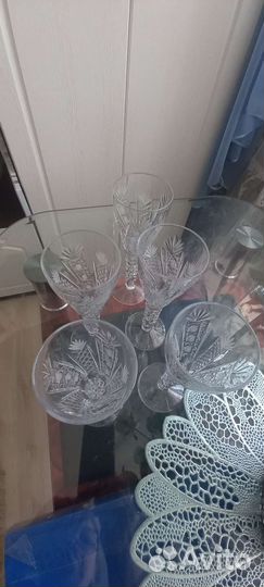 Фужеры хрустальные СССР