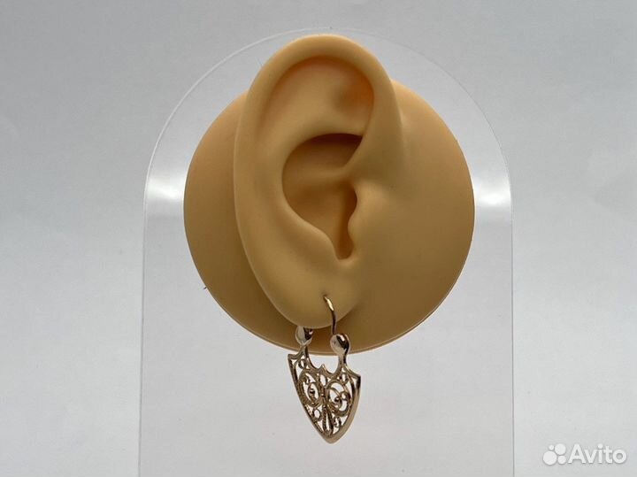 Золотые серьги 585 пробы