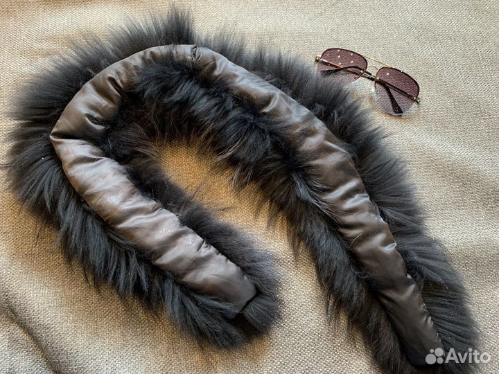 Меховой воротник искусствен для оторочки куртки