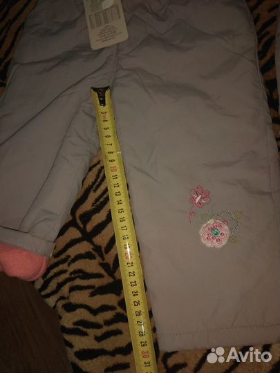 Штанишки для девочки, демисезонные, новые, 2 шт