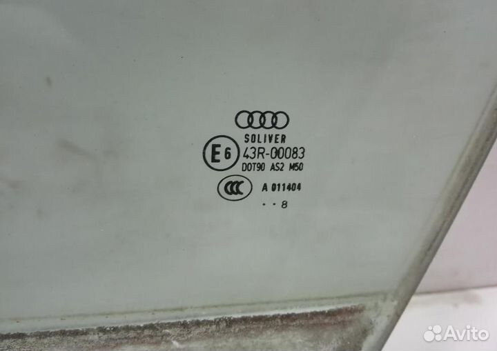 Стекло двери передней левой Audi A6/RS6/S6