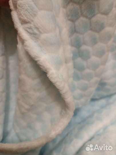 Плюшевый двухсторонний детский плед. Новый