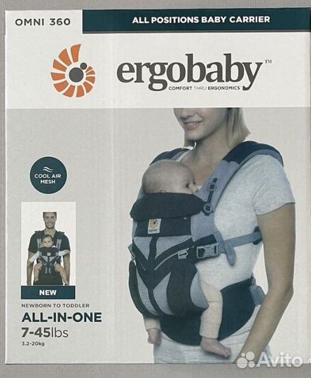 Рюкзак-кенгуру ergobaby 360