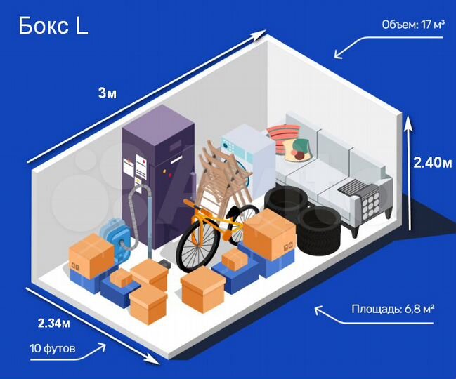 Склад, 3.5 м²