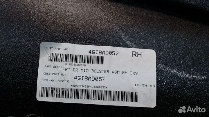 Дверная карта Jeep Compass 2017, 2020