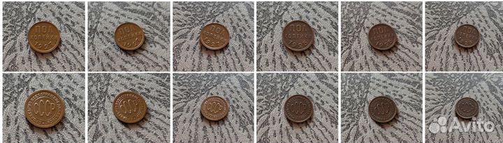 Монеты СССР + годовой набор 1987 года