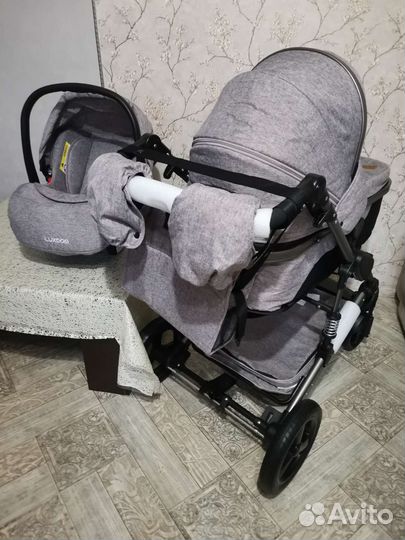 Коляска luxmom 3 в 1 (новая)