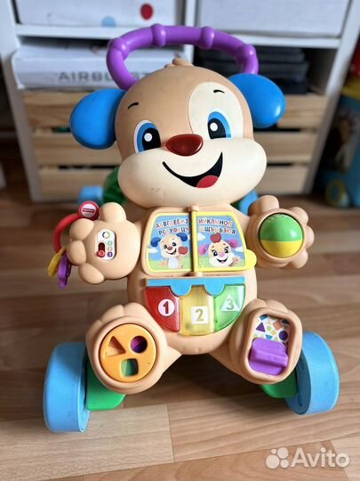 Каталка fisher price умный щенок