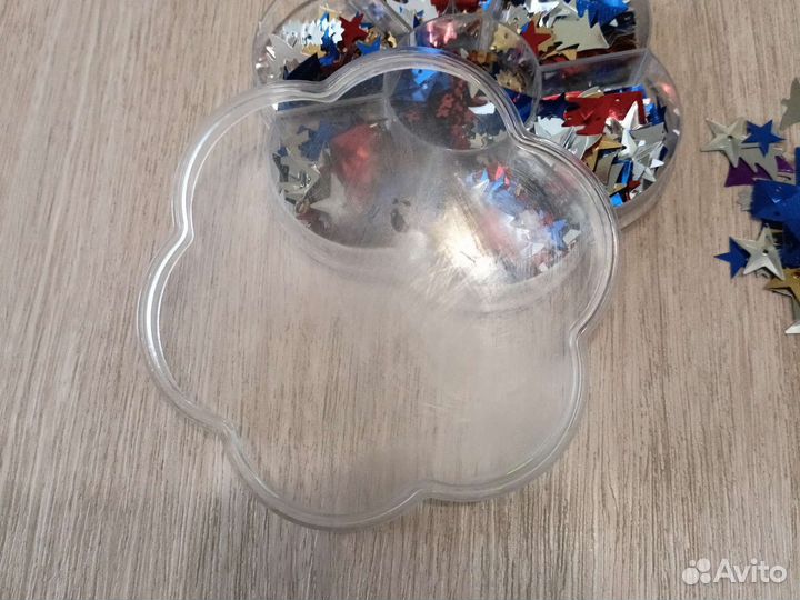 Пайетки пришивные ассорти для рукоделия