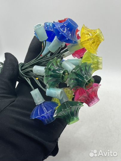 Гирлянда Новогодняя СССР Огоньки Фонарики