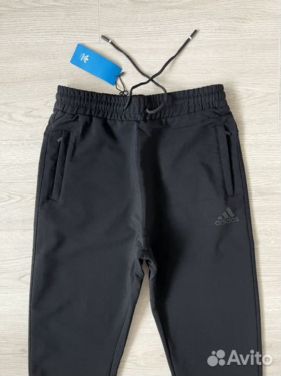 Зимние теплые штаны Adidas на флисе до -30