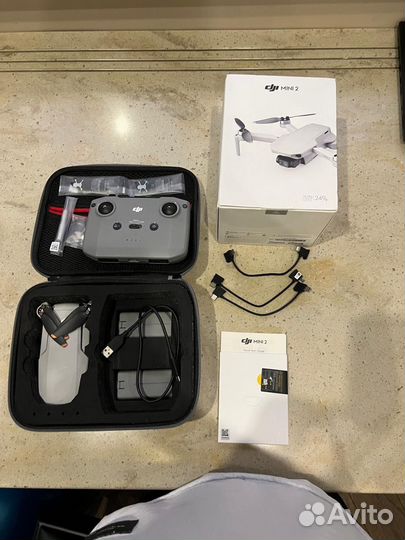 Квадрокоптер почти новый dji mini 2