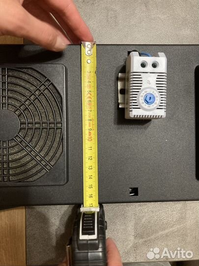 Блок модуль вентиляторов в серверную стойку