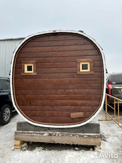 Бани бочки квадратные