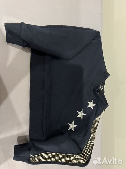 Свитшот укороченный для фигурного катания