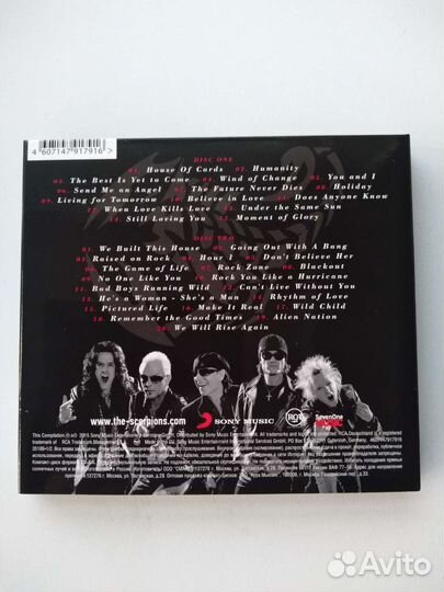 Музыка на CD. Двухдисковое издание. Scorpions