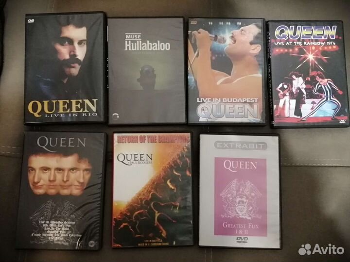 Dvd диски Queen, Muse