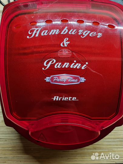 Сэндвичница/гриль Ariete 185/1 Red