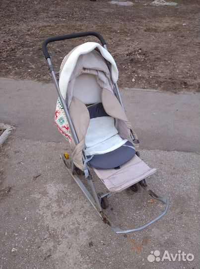 Санки-коляска