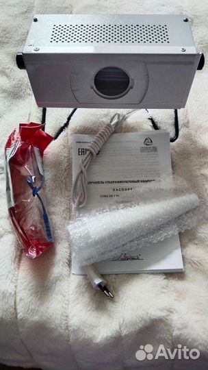 Облучатель ультрафиолетовый кварцевый оуфк-09-1