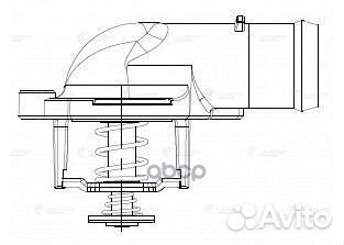 Термостат для а/м Volkswagen Touareg (02) /Tran