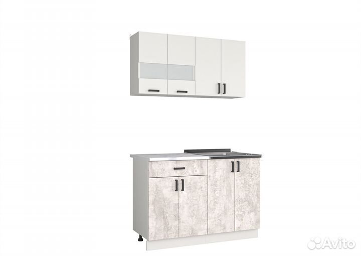 Кухонный гарнитур Легенда-10 1,2м Б-4